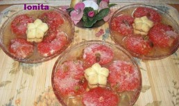 Grapefruit rosu in sos caramel