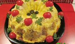 Guguluf din conopida cu piept de pui si cascaval