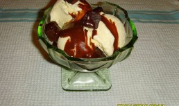 Hot chocolate fudge sundae