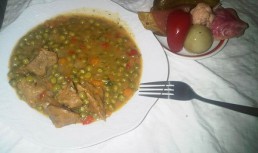 Mancare de mazare cu vita