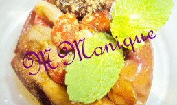 Mar copt, umplut cu castane fierte, goji si stafide