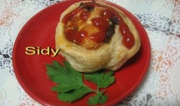 Melci cu kaizer, cascaval si ciuperci