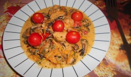 Midii in sos de smantana