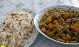 Mincare de fasole  cu carne de miel(specific arab)