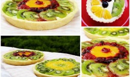 Mini-tarte cu fructe si crema de vanilie