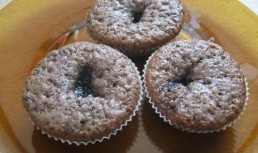 Muffins/briose cu dulceata de afine