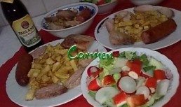 Muschiulet de porc,cu salata