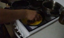 Omleta Calzone cu spanac