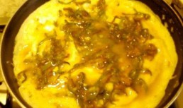 Omleta cu flori de dovleac