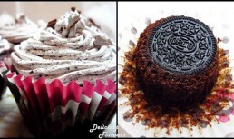 Oreo Cupcakes – desert rapid cu biscuiți Oreo și cremă fină