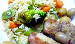 Orez cu legume si somn african