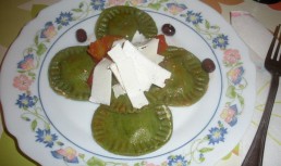 Palarii de pasta cu spanac