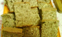 Pandispan cu fulgi de ciocolata