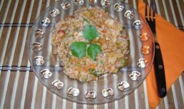 Pangasius cu legume si orez