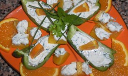 Past~a de br^anz~a cu ierburi aromate
