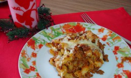 Paste bolognesse gratinate