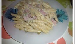 Paste cu prosciutto si mazare