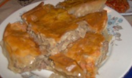 Pastel cu carne si vanata