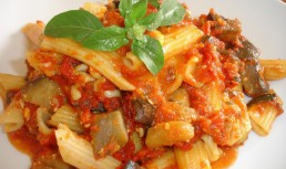 Penne cu vinete