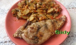 Piept de curcan cu ciuperci