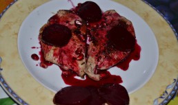 Piept de pui cu sos de rodii