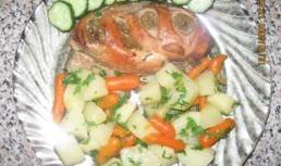 Piept de pui cu struguri