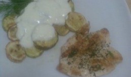 Piept De Pui La Gratar Cu Dovlecei