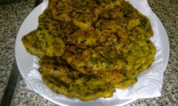 Piftele din frunze de cardon.