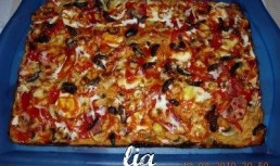 Pizza din felii de paine