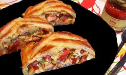 Placinta cu legume si carne