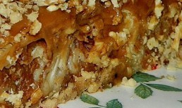 Placinta invartita cu mere si crema caramel