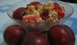 Prajitura crocanta cu prune