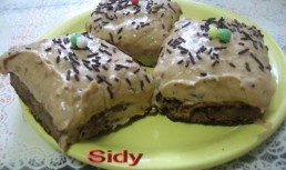 Prajitura cu mere si crema caramel