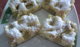 Prajitura cu rubarba