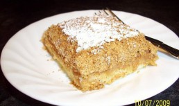 Prajitura de mere cu pandispan