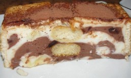 Prajitura din pudding cu biscuiti