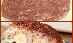 Prajitura Musuroi cu banane