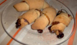 Prajiturele cu umplutura de nuca