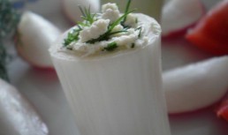 Praz umplut cu crema de tofu