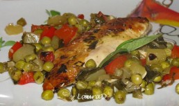 Pui cu legume de vara