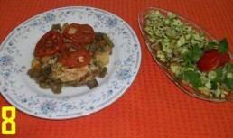 Pui cu legume,la cuptor(specific arab)