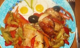 Pui cu legume si pere
