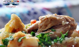 Pui cu praz si conopida