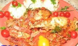 Pui cu tomate -duo