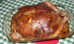 Pui umplut cu inimi, pipote si ficat