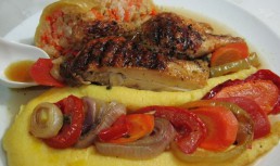 Puisor la gratar cu legume