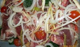 Pulpa de Vita cu legume la cuptor