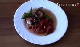Pulpe de pui la cuptor in vin rosu