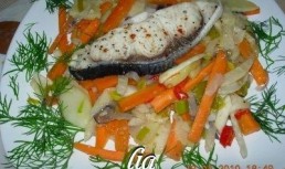 Rechin cu legume la steamer