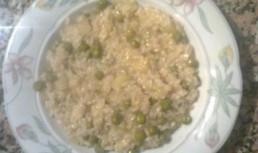 Risotto cu mazare si mar verde